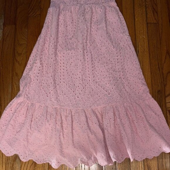 SHEIN Pink Ruffled Maxi Sundress - Picture 2 of 10